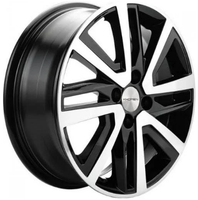 Khomen KHW1609 Black-FP 4*100 6xR16 ET50 DIA60.1