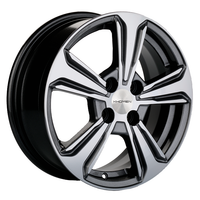 Khomen KHW1502 G-Silver-FP 4*100 6xR15 ET45 DIA56.6